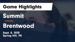 Summit  vs Brentwood  Game Highlights - Sept. 8, 2020