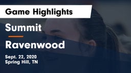 Summit  vs Ravenwood  Game Highlights - Sept. 22, 2020