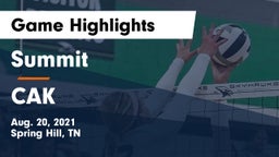 Summit  vs CAK Game Highlights - Aug. 20, 2021
