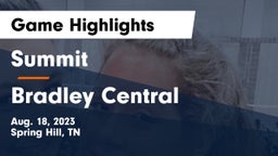 Summit  vs Bradley Central  Game Highlights - Aug. 18, 2023