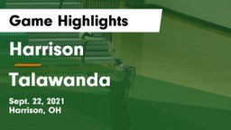 Harrison  vs Talawanda  Game Highlights - Sept. 22, 2021