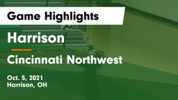 Harrison  vs Cincinnati Northwest  Game Highlights - Oct. 5, 2021