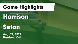 Harrison  vs Seton  Game Highlights - Aug. 27, 2022