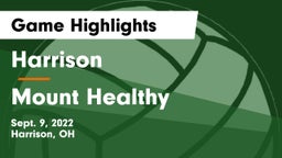 Harrison  vs Mount Healthy  Game Highlights - Sept. 9, 2022
