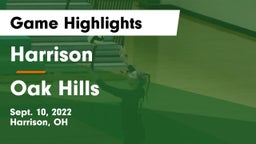 Harrison  vs Oak Hills  Game Highlights - Sept. 10, 2022