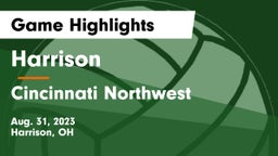 Harrison  vs Cincinnati Northwest  Game Highlights - Aug. 31, 2023