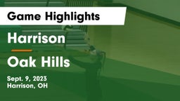 Harrison  vs Oak Hills  Game Highlights - Sept. 9, 2023