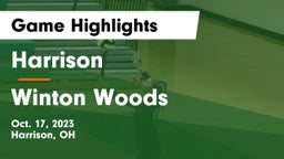 Harrison  vs Winton Woods  Game Highlights - Oct. 17, 2023