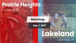 Matchup: Prairie Heights vs. Lakeland  2017