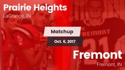 Matchup: Prairie Heights vs. Fremont  2017