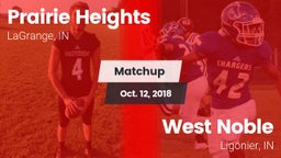 Matchup: Prairie Heights vs. West Noble  2018