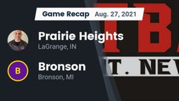Recap: Prairie Heights  vs. Bronson  2021