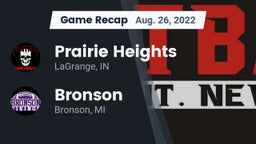 Recap: Prairie Heights  vs. Bronson  2022