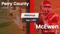 Matchup: Perry County High vs. McEwen  2017