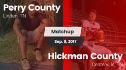 Matchup: Perry County High vs. Hickman County  2017