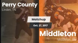 Matchup: Perry County High vs. Middleton  2017