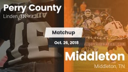 Matchup: Perry County High vs. Middleton  2018