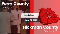 Matchup: Perry County High vs. Hickman County  2020