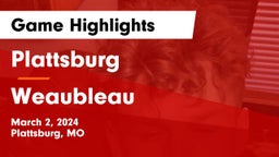 Plattsburg  vs Weaubleau  Game Highlights - March 2, 2024