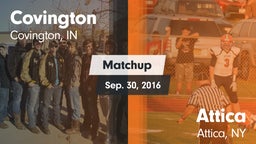 Matchup: Covington vs. Attica  2016