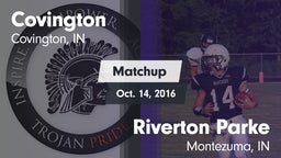 Matchup: Covington vs. Riverton Parke  2016