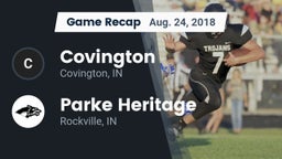 Recap: Covington  vs. Parke Heritage  2018