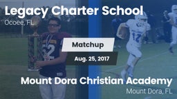 Matchup: Legacy Charter vs. Mount Dora Christian Academy 2017