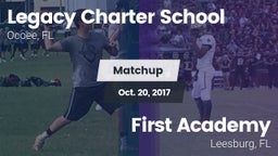 Matchup: Legacy Charter vs. First Academy  2017