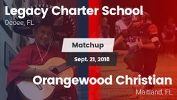 Matchup: Legacy Charter vs. Orangewood Christian  2018