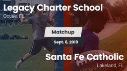 Matchup: Legacy Charter vs. Santa Fe Catholic  2019