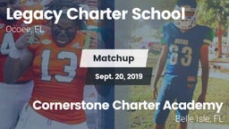 Matchup: Legacy Charter vs. Cornerstone Charter Academy 2019