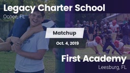 Matchup: Legacy Charter vs. First Academy  2019