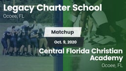 Matchup: Legacy Charter vs. Central Florida Christian Academy  2020