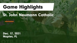 St. John Neumann Catholic  Game Highlights - Dec. 17, 2021