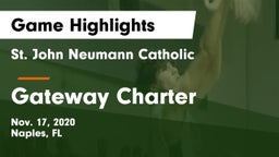 St. John Neumann Catholic  vs Gateway Charter  Game Highlights - Nov. 17, 2020