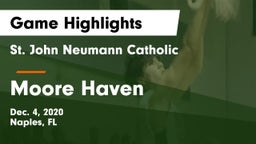 St. John Neumann Catholic  vs Moore Haven  Game Highlights - Dec. 4, 2020