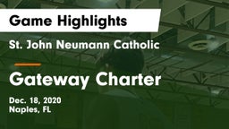 St. John Neumann Catholic  vs Gateway Charter Game Highlights - Dec. 18, 2020