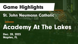St. John Neumann Catholic  vs Academy At The Lakes Game Highlights - Dec. 28, 2023