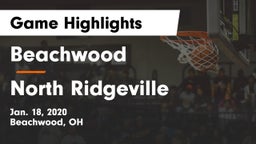 Beachwood  vs North Ridgeville  Game Highlights - Jan. 18, 2020
