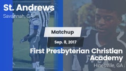 Matchup: St. Andrew's High vs. First Presbyterian Christian Academy  2017