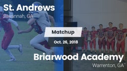 Matchup: St. Andrew's High vs. Briarwood Academy  2018