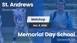 Matchup: St. Andrew's High vs. Memorial Day School 2020