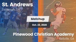 Matchup: St. Andrew's High vs. Pinewood Christian Academy 2020