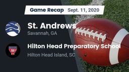 Recap: St. Andrews  vs. Hilton Head Preparatory School 2020