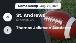 Recap: St. Andrews  vs. Thomas Jefferson Academy 2022