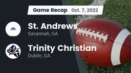 Recap: St. Andrews  vs. Trinity Christian  2022