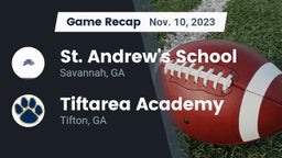 Recap: St. Andrew's School vs. Tiftarea Academy  2023