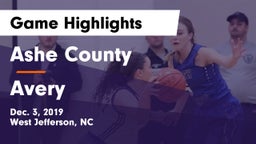 Ashe County  vs Avery  Game Highlights - Dec. 3, 2019