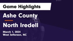 Ashe County  vs North Iredell Game Highlights - March 1, 2024