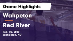 Wahpeton  vs Red River   Game Highlights - Feb. 26, 2019